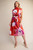 "Donna" Midi Dress (Rusty Floral)