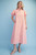 "Alice" Midi Dress (Pink/Orange)