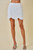 "Lottie" Scalloped Embroidered Skirt (White)