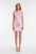  "Erica" Satin Cowl Neck Dress (Pink)