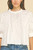 "Cori" Detailed Top (White)