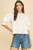 "Cori" Detailed Top (White)