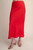 "Jojo" Satin Midi Skirt (Red)