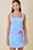 "Jules" Dress (Powder Blue/Red)