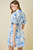 "August" Floral Dress (Blue Mix)