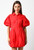 "Evie" Bubble Dress (Red)