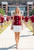 "Lucy" Mini Dress (Maroon)
