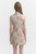 "Hallie" Jacquard Dress (Pink/Green)