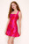 "Oliver" Jacquard Dress (Pink/Orange)
