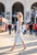 "Ashley" Fringe Dress (Powder Blue)