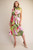 "Donna" Midi Dress (Lime Floral