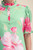 "Bonnie" Floral Dress (Lime)