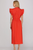 "Mary Anna" Zipper Dress (Red)