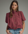 "Kendall" Button Down Top (Maroon)