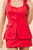 "Rebecca" Buttoned Romper (Red)