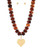 Tortoise Heart Necklace