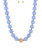 Chunky Light Blue Bead Necklace 