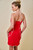 "Gina" Halter Dress (Red)