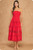 "Olivia" Eyelet Dress (Red)