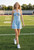 "Vera" Halter Dress (Powder Blue)