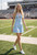 "Vera" Halter Dress (Powder Blue)
