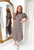 "Carlisle" Midi Dress (Brown Mix)