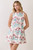 "Chloe" Floral Mini Dress (Cream)