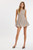 "Raven" Gingham Mini Dress (Brown)