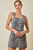 "Eye of The Tiger" Mini Dress (Dark Brown/Black)