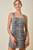 "Eye of The Tiger" Mini Dress (Dark Brown/Black)