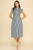 "Larson" Striped Dress (Navy/White)