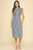 "Larson" Striped Dress (Navy/White)