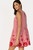 "Grace" Gingham Embroidered Dress (Red)