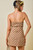 "Morgan" Polka Dot Dress (Brown)