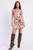"Krissy" Satin Cheetah Mini Dress