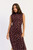 "Katherine" Midi Dress (Brown Polka Dot)