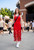 "Reanna" Midi Dress (Red)