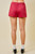 "Nikki" Suede Mini Skirt (Burgundy)