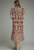 "Slaone" Midi Dress (Chocolate Brown)