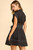 "Brandy" Shirt Dress (Black)