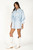 "Remi" Shirt Dress (Powder Blue)