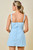 "Cindy" Mini Dress (Powder Blue)