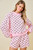"Eliza" Polka Dot Set (Pink/Brown)
