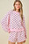 "Eliza" Polka Dot Set (Pink/Brown)