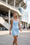 "Charlie" Denim Dress (Powder Blue)