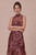 "Lindley" Organza Dress (Rust)