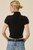 "Emily" Turtleneck Sweater Top (Black)
