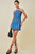 "Lauren" Scalloped Jean Dress (Denim)
