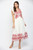 "Katherine" Butterfly Dress (Red/White)