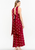 "Morgan" Polka Dot Dress (Maroon)